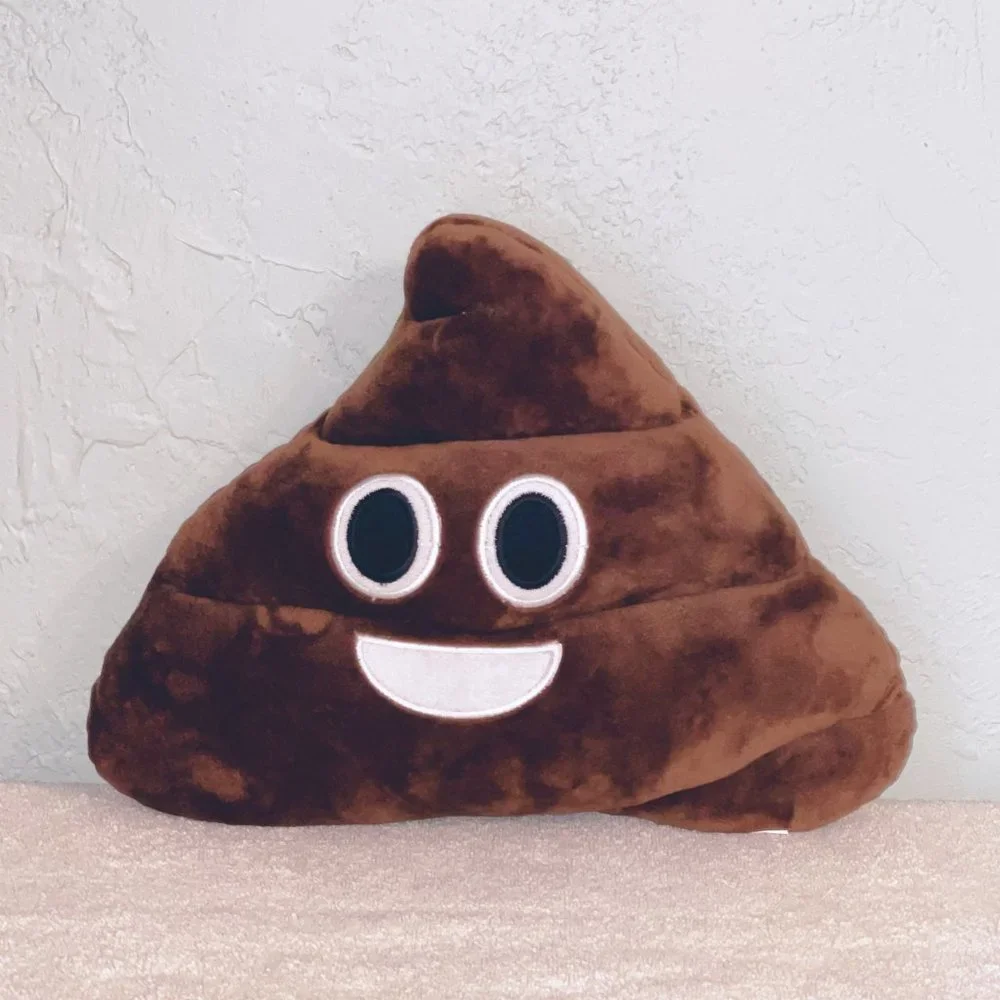 Poo Poop Emoji Stuffed Pillow
